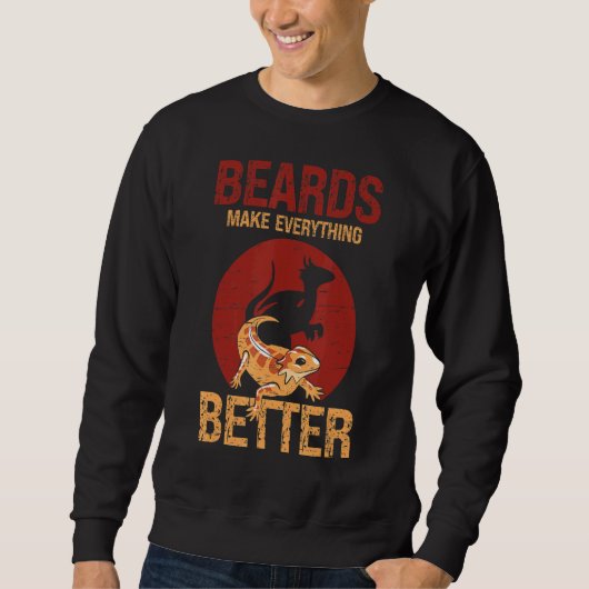 Beeren machen alles besser Echtheitsleder Sweatshirt (Vorderseite)