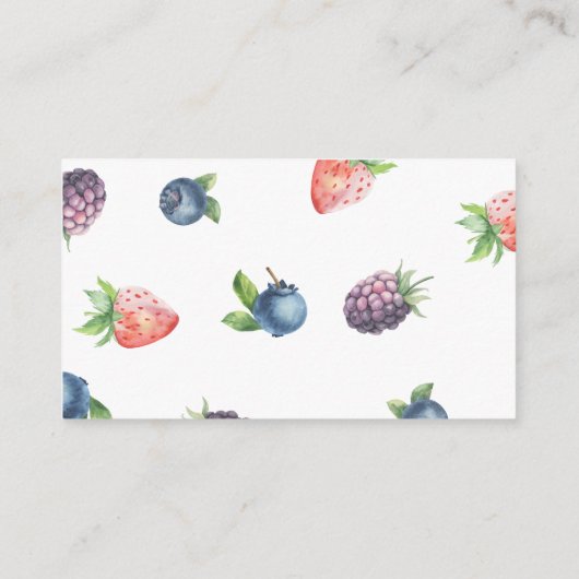 Beeren mischen - Ideen für die Datumsnacht \ Datum Begleitkarte (Rückseite)