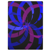 Beeren-Mischung Geometrisches Klemmbrett (Rückseite)