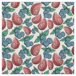 Beeren-Mustergewebe Stoff