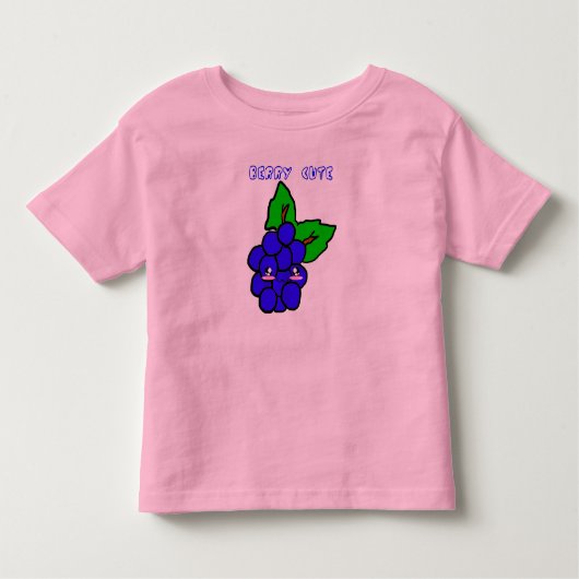 Beeren-niedliche Blaubeere Kleinkind T-shirt (Vorderseite)