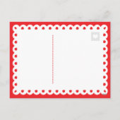 Beeren-niedlicher KlassenzimmerValentine Feiertagspostkarte (Rückseite)