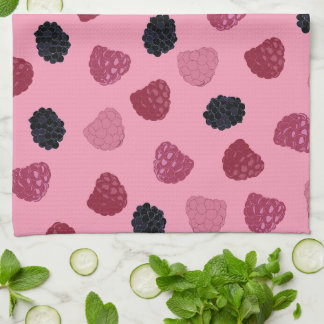 Beeren Pink Pop Art Küchentücher
