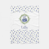 Beeren Sie also eine süße Decke mit Heidelbeeren (Vorderseite)