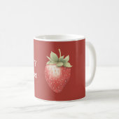 Beeren süße Erdbeere Kaffeetasse (VorderseiteRechts)