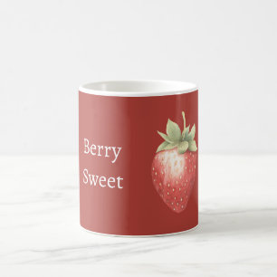 Beeren süße Erdbeere Kaffeetasse