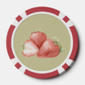 Beeren süße Erdbeere Pokerchips (Rückseite)