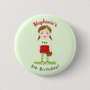 Beeren süßer Geburtstag Button