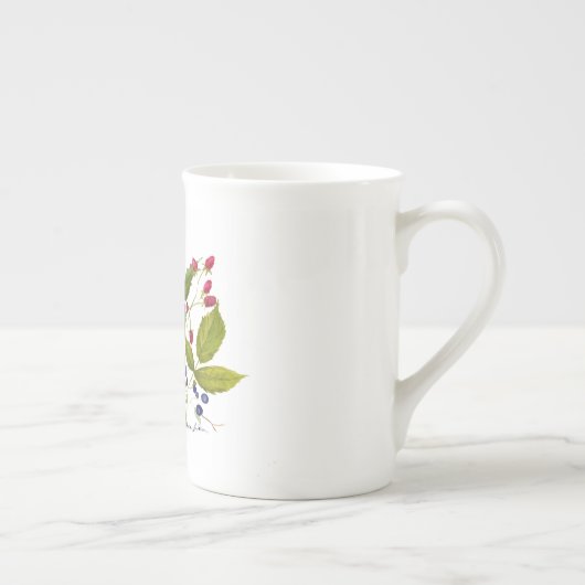 Beeren-Tasse Porzellantasse (Rechts)