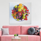 Beeren - Überrealistisches Fruchtleben Leinwanddruck (Insitu (Wohnzimmer))