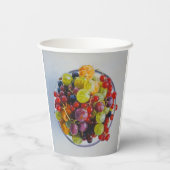 Beeren - Überrealistisches Fruchtleben Pappbecher (Rückseite)