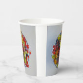 Beeren - Überrealistisches Fruchtleben Pappbecher (Links)