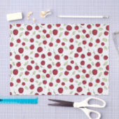 Beeren und Blätter im niedlichen Doodle-Stil Seidenpapier (Handwerk)