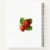 Beeren und Blume von Aquarellen Organizer Notizblock (Rückseite)