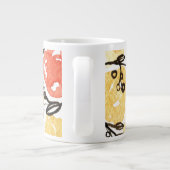 Beeren und Blumen Jumbo-Tasse (Rückseite)