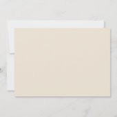 Beeren und Blütenfloralen Taufe Foto Einladung (Rückseite)