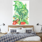 Beeren und Broccoli Leinwanddruck (Insitu (Schlafzimmer))