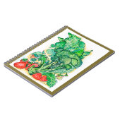 Beeren und Broccoli Notizblock (Linke Seite)