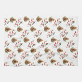 Beeren und Pinecone Geschirrtuch (Horizontal)