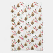 Beeren und Pinecone Geschirrtuch (Vertikal)