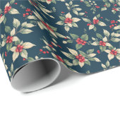 Beeren und Reben Geschenkpapier (Rolleneckpunkt)