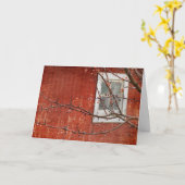 Beeren und Stall, Geburtstag Karte (Gelbe Blume)