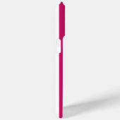 Beeren- und weiße monogrammstreifen Case-Mate iPhone hülle (Rückseite / Rechts)