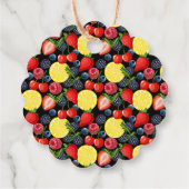 Beeren- und Zitrus-Danke-Tag  Geschenkanhänger (Rückseite)