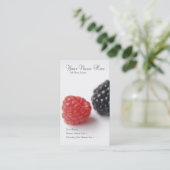 Beeren-Visitenkarte Visitenkarte (Stehend Vorderseite)
