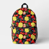 Beeren & Zitrus Scheiben Bedruckter Rucksack (Vorderseite)
