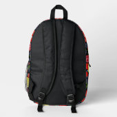 Beeren & Zitrus Scheiben Bedruckter Rucksack (Rückseite)