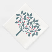 Beerenbaum Serviette (Ecke)