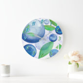 Beerenbeere, Beerenfrüchte Große Wanduhr (Zuhause)