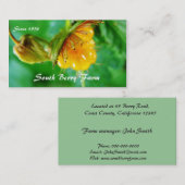 Beerenbetriebskarte Visitenkarte (Vorne/Hinten)