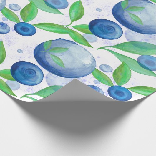 Beerenfrüchte Geschenkpapier (Ecke)