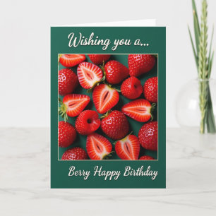 Beerengratulationskarte zum Geburtstag Karte