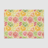 Beerengrüner Limetten-Orangen-Pink-Frucht-Junggese Seidenpapier (Vorderseite)