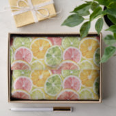 Beerengrüner Limetten-Orangen-Pink-Frucht-Junggese Seidenpapier (Geschenk)
