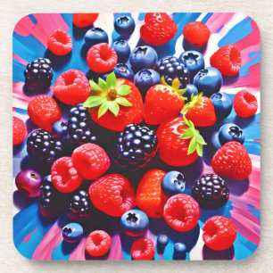 Beerenleckerei-Burst-Delight Getränkeuntersetzer