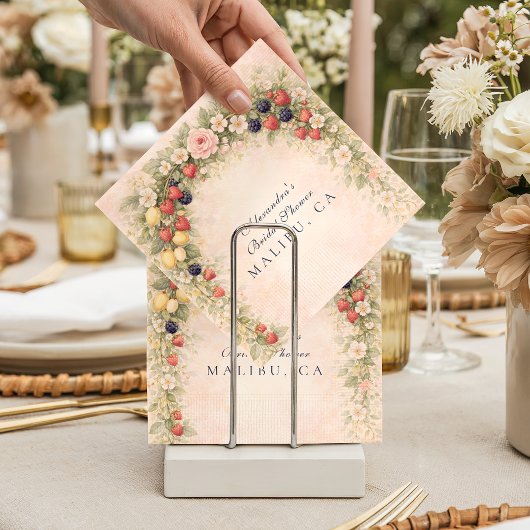 Beerenliebe-Garten-Brautabschied Serviette
