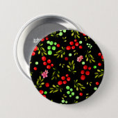 Beerenmuster Button (Vorne & Hinten)