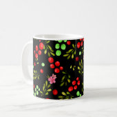 Beerenmuster Kaffeetasse (Vorderseite Links)