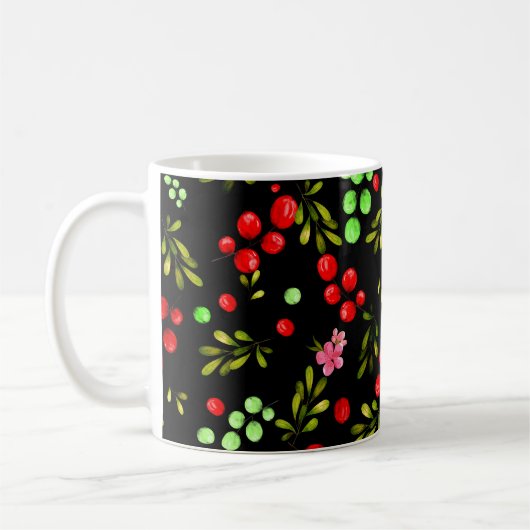 Beerenmuster Kaffeetasse (Links)