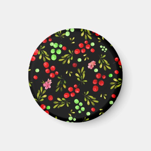 Beerenmuster Magnet (Vorne)