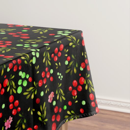Beerenmuster Tischdecke (Beispiel)