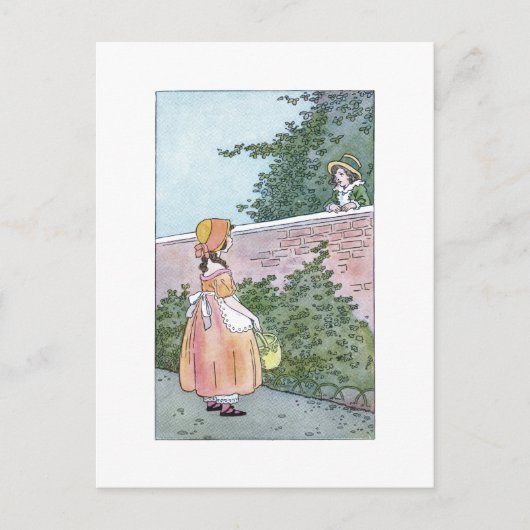 Beerensammeln Postkarte (Vorderseite)