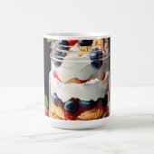 Beerenschichtdessert im Glasbehälter Kaffeetasse (Mittel)