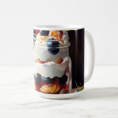 Beerenschichtdessert im Glasbehälter Kaffeetasse (VorderseiteRechts)