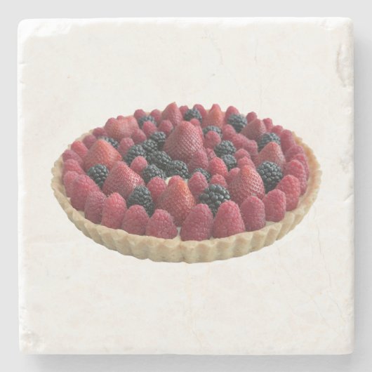 Beerentorte Steinuntersetzer (Vorderseite)