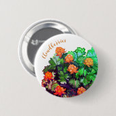 Beerenwolken Button (Vorne & Hinten)